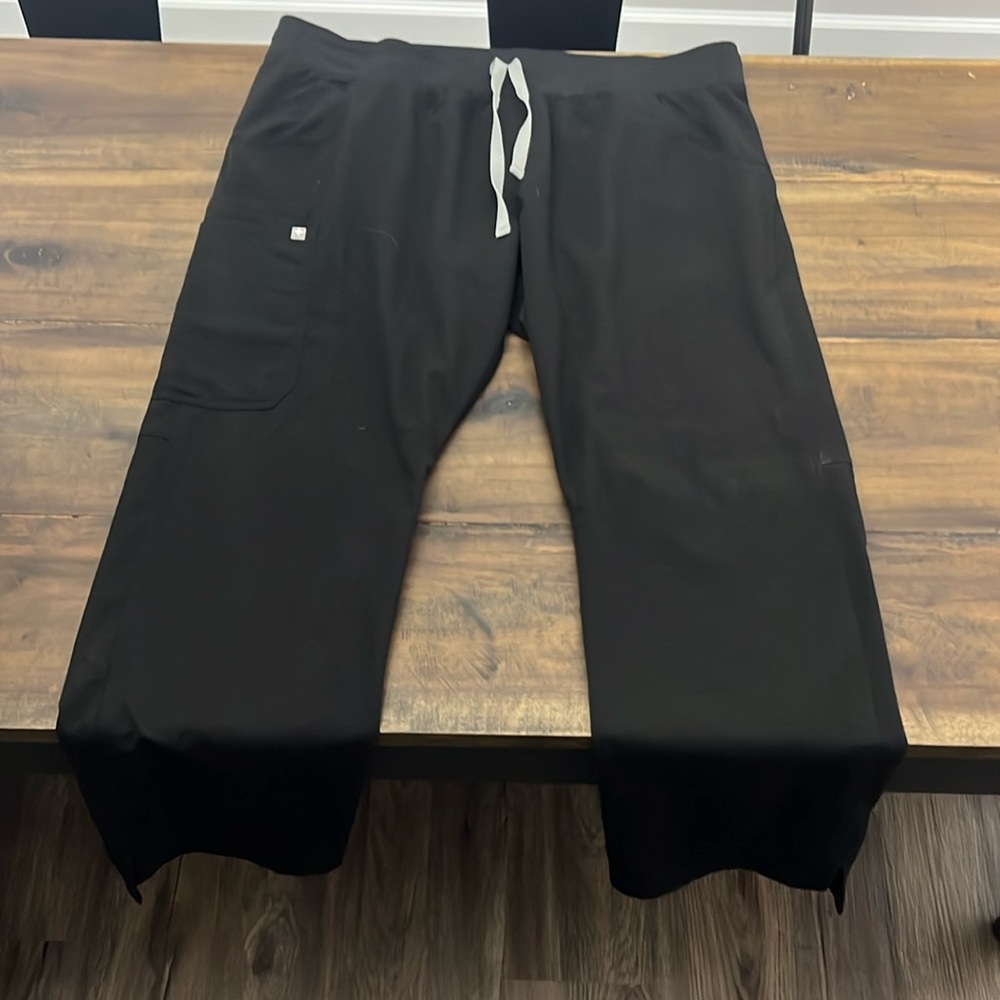 Figs Black Livingston Scrub Pant Size XL